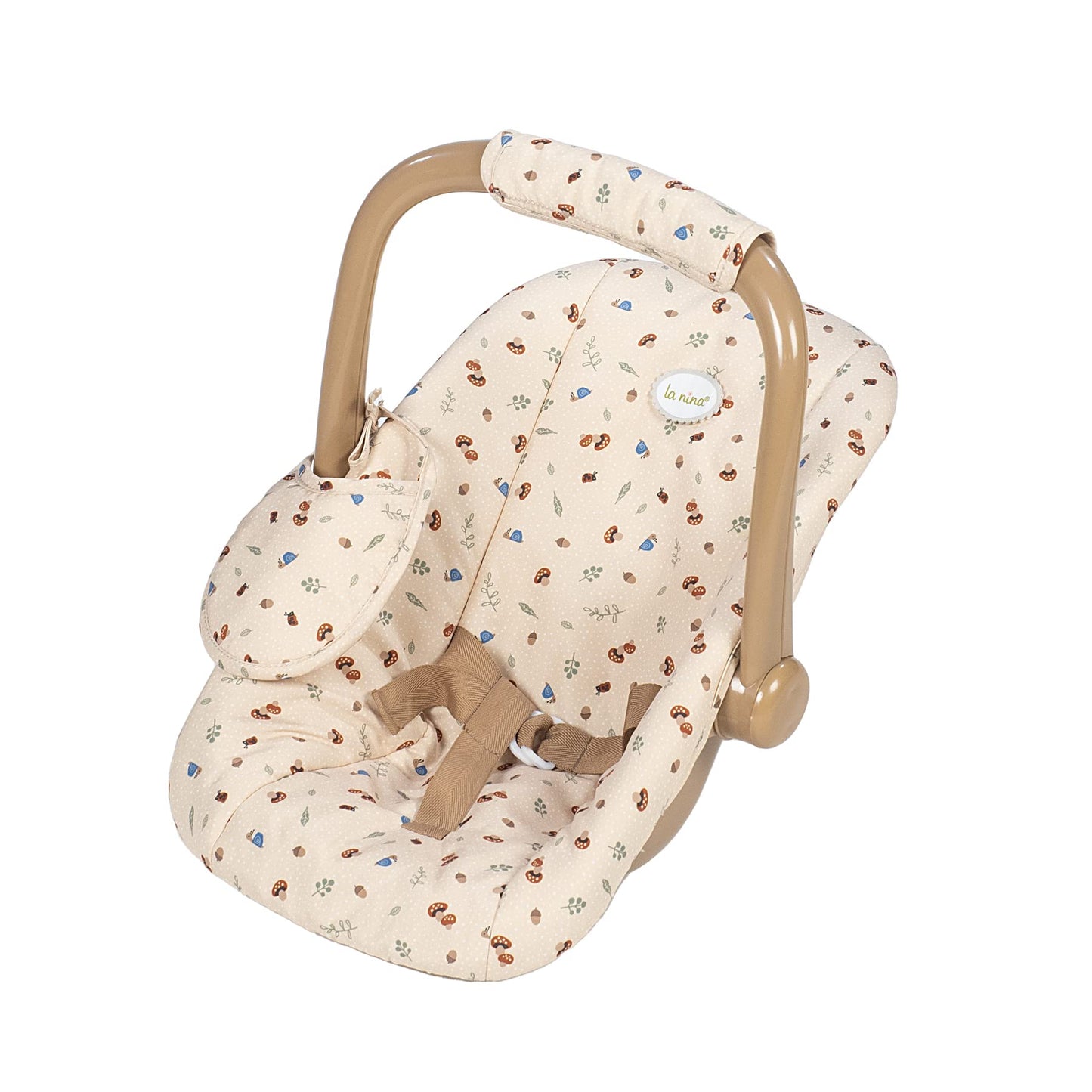 La Nina Silla de Coche para Muñecas, Tipo Maxi-Cosi, Multicolor