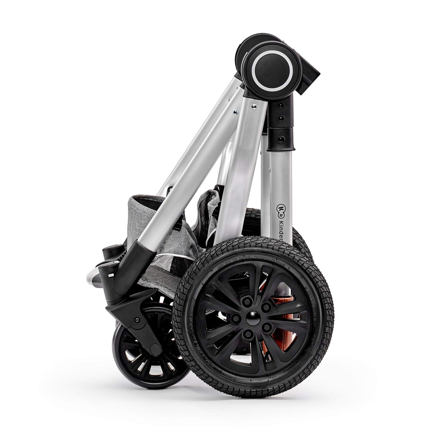 Kinderkraft VEO Sistema de Viaje 2 en 1, con Silla de Paseo y Capazo, de 0 a 15 kg, Gris