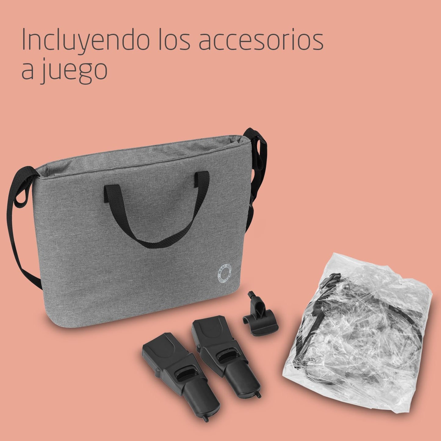 Maxi-Cosi Zelia S Trio Sistema de Viaje 3 en 1, con Silla de Auto CabrioFix S i-Size, de 0 a 4 Años, hasta 22 kg, Gris