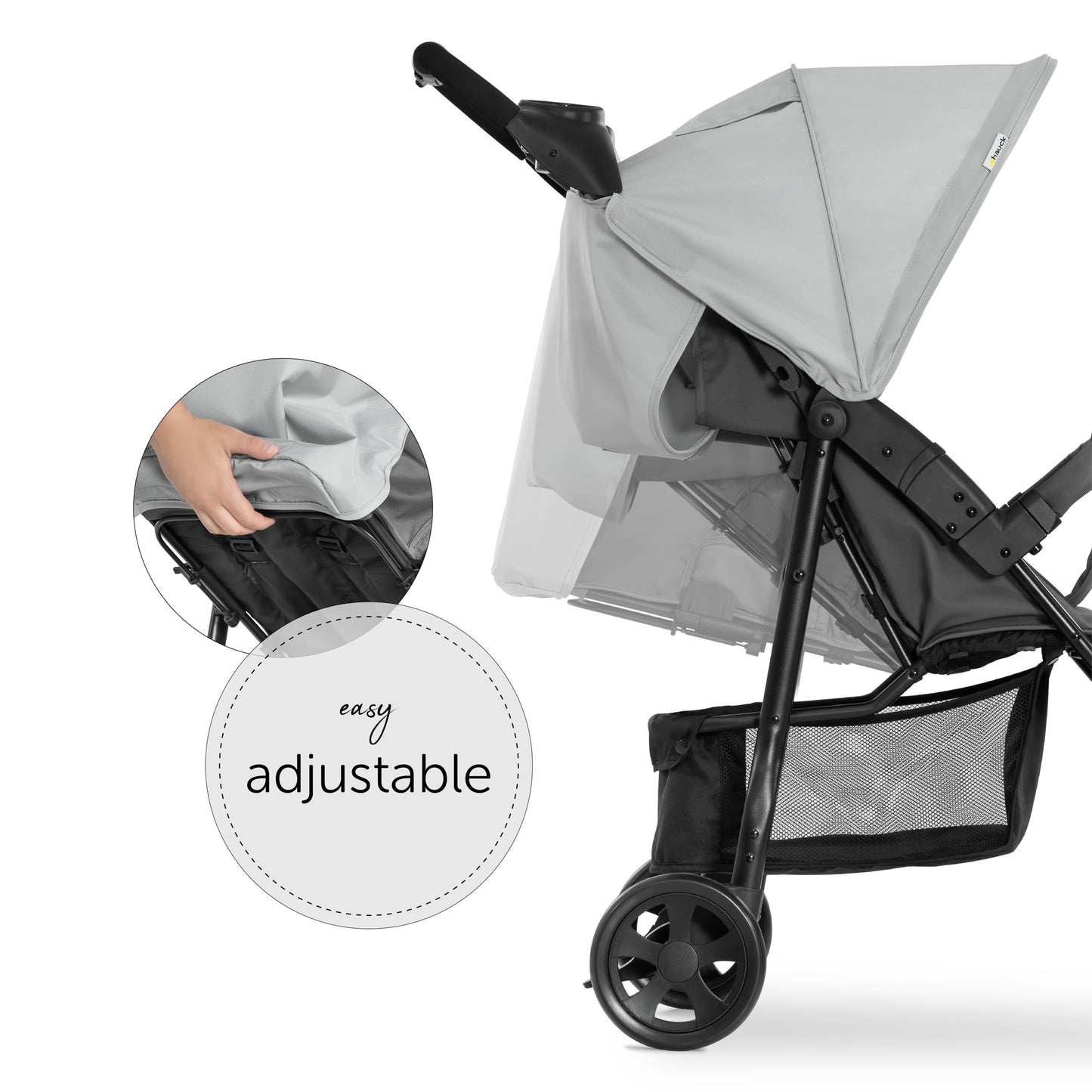 hauck Citi Neo 3 Silla de Paseo 3 Ruedas, Reclinable desde Nacimiento hasta 22 kg, Gris