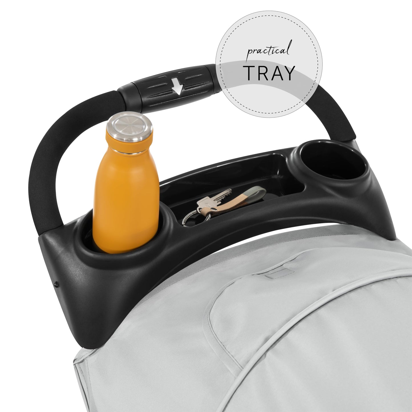 hauck Citi Neo 3 Silla de Paseo 3 Ruedas, Reclinable desde Nacimiento hasta 22 kg, Gris