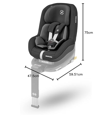 Maxi-Cosi Pearl Pro² Silla de Coche i-Size, con ISOFIX, de 6 Meses a 4 Años, Negro