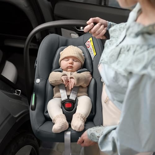 Maxi-Cosi Pebble S Silla de Coche i-Size, Ligera, con Protección Lateral G-CELL, de 0 a 15 Meses (0-13 kg), Grafito