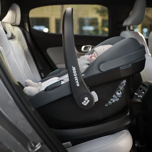 Maxi-Cosi Pebble S Silla de Coche i-Size, Ligera, con Protección Lateral G-CELL, de 0 a 15 Meses (0-13 kg), Grafito