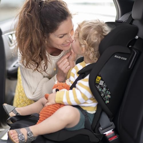 Maxi-Cosi Nomad Plus Silla de Coche Plegable y Portátil, de 15 Meses a 4 Años, con Protección Lateral, Negro