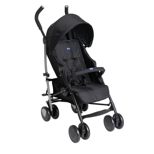 Chicco Echo Lite Silla de Paseo Ligera, Reclinable en 4 Posiciones, Plegado Paraguas, de 0 Meses a 22 kg, Negro
