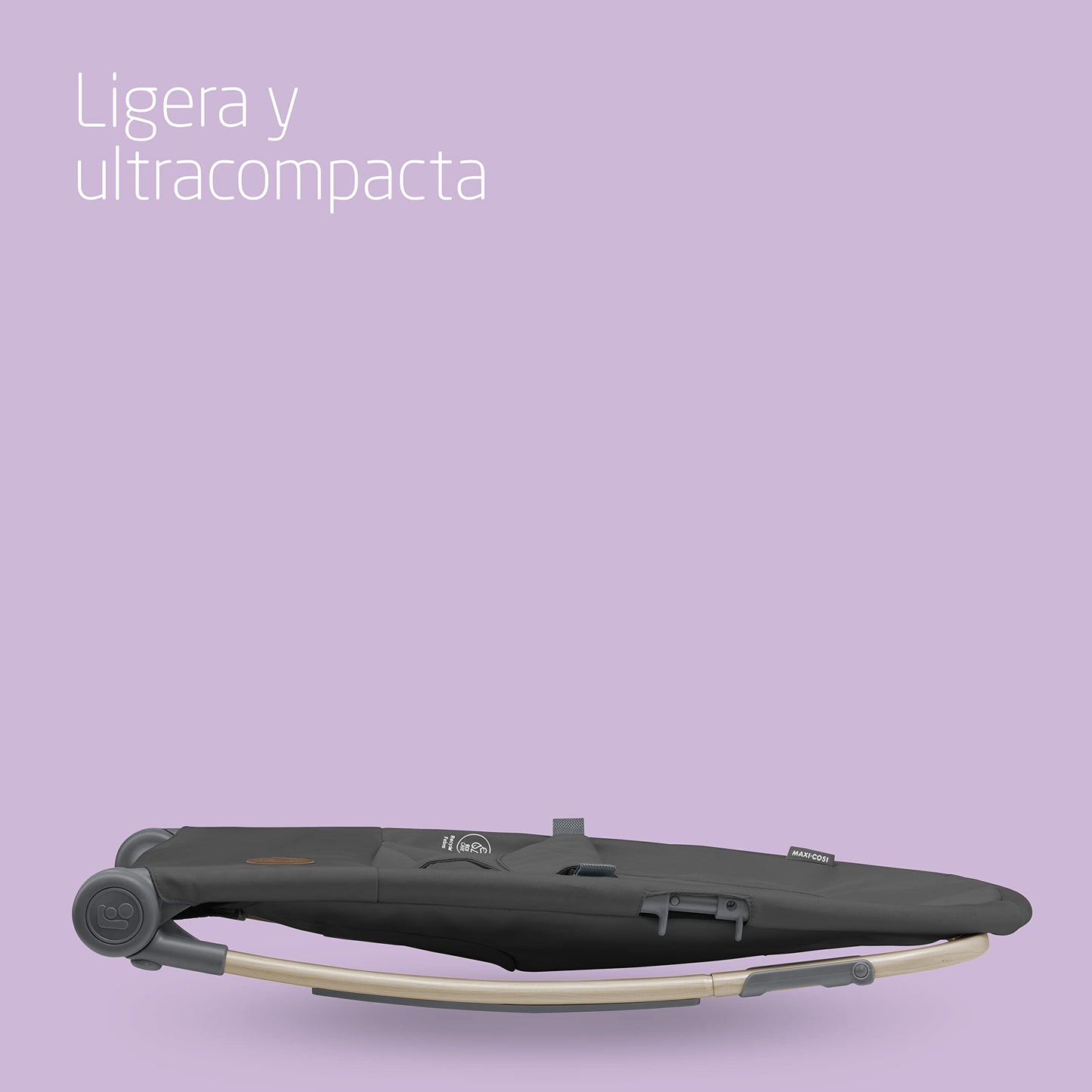 Maxi-Cosi Loa Mecedora para Bebé, Plegable, Ultracompacta y Ligera, de 0 a 2 Años, Grafito