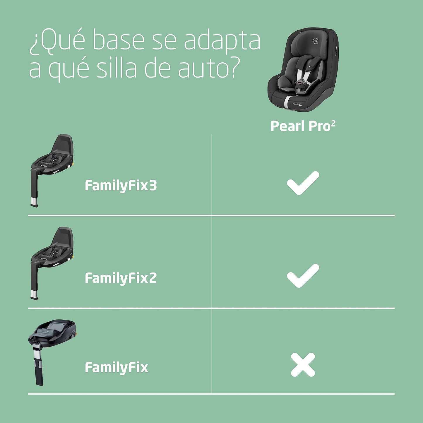 Maxi-Cosi Pearl Pro² Silla de Coche i-Size, con ISOFIX, de 6 Meses a 4 Años, Negro