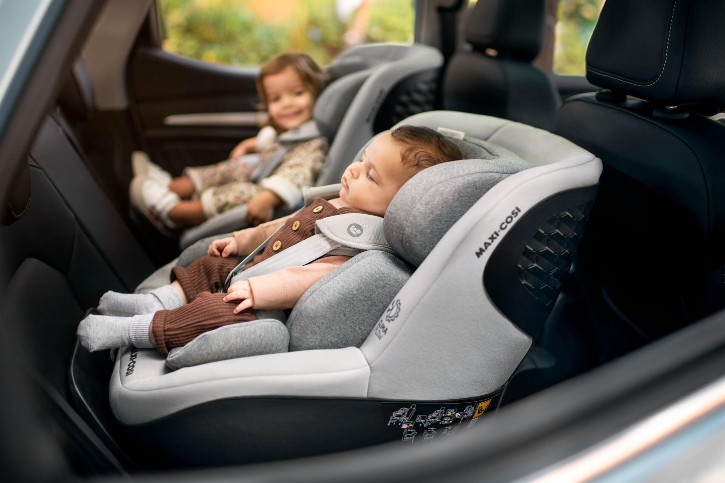 Maxi-Cosi Mica Pro Eco Silla de Coche i-Size Giratoria 360º, con ISOFIX, de 0-4 Años, Protección G-CELL, Cognac
