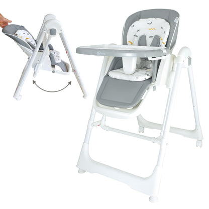 Twinly Movity Trona Evolutiva, Plegable, con Hamaca y Columpio, de 0 a 15 kg