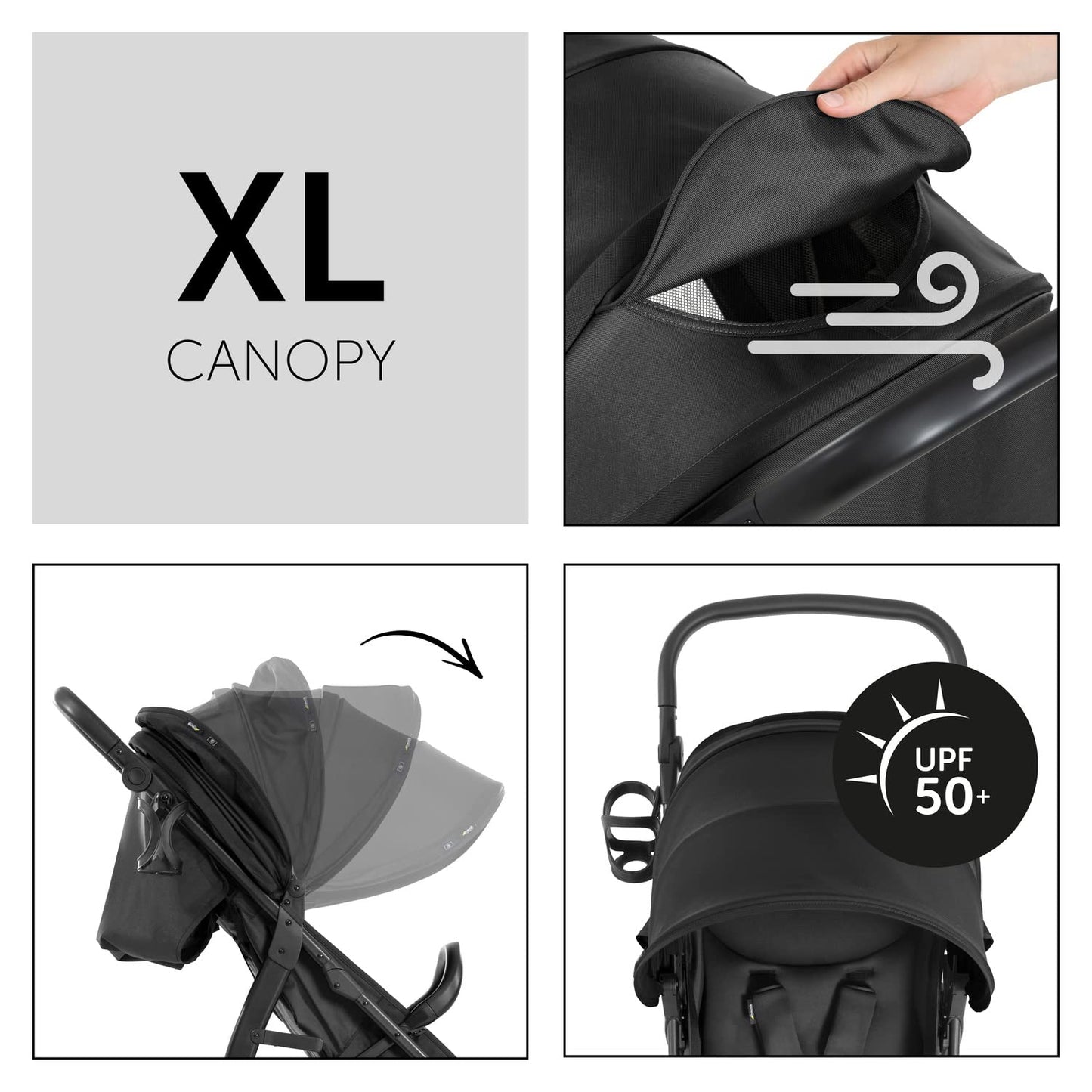 Kinderkraft VEO Sistema de Viaje 2 en 1, con Silla de Paseo y Capazo, de 0 a 15 kg, Gris