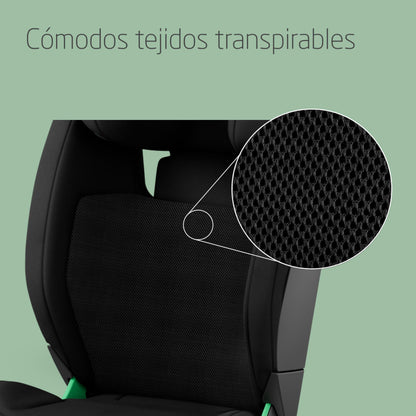 Maxi-Cosi RodiFix S Silla de Coche i-Size, con ISOFIX, Protección G-CELL y AirProtect, de 3,5 a 12 Años, Negro